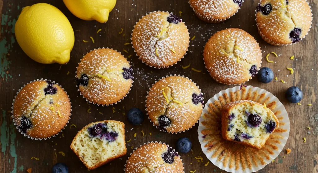 lemon blueberry muffins