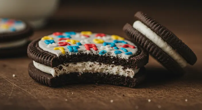 Crumbl Birthday Cake Oreo Cookies