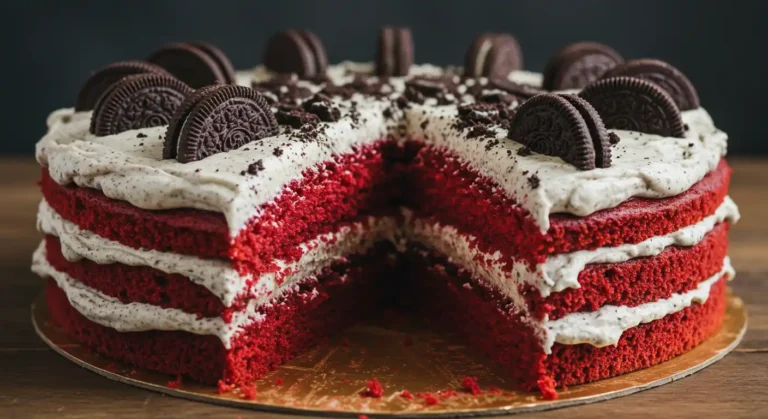 red velvet oreo cake