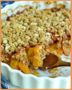 peach crisp