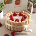 Strawberry Charlotte Cake
