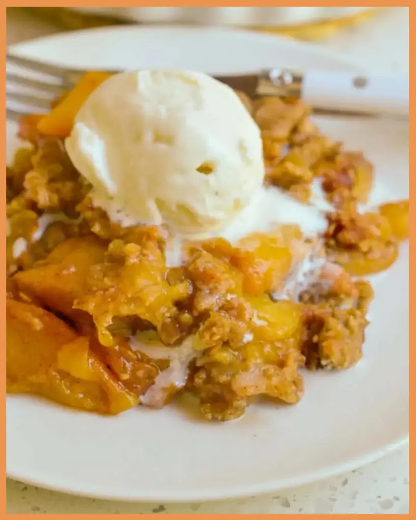 peach crisp