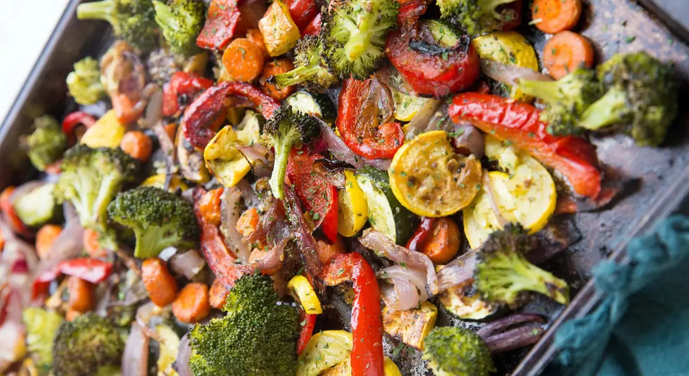 Garlic Herb Roasted Veggies