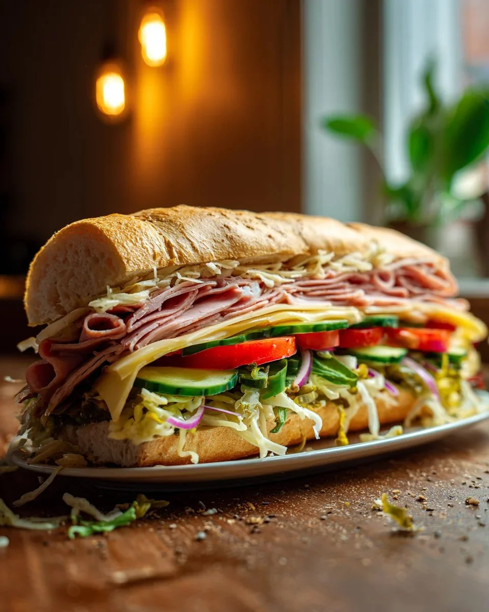A delicious Scooby Doo sandwich stacked with various ingredients, inspired by the iconic cartoon.